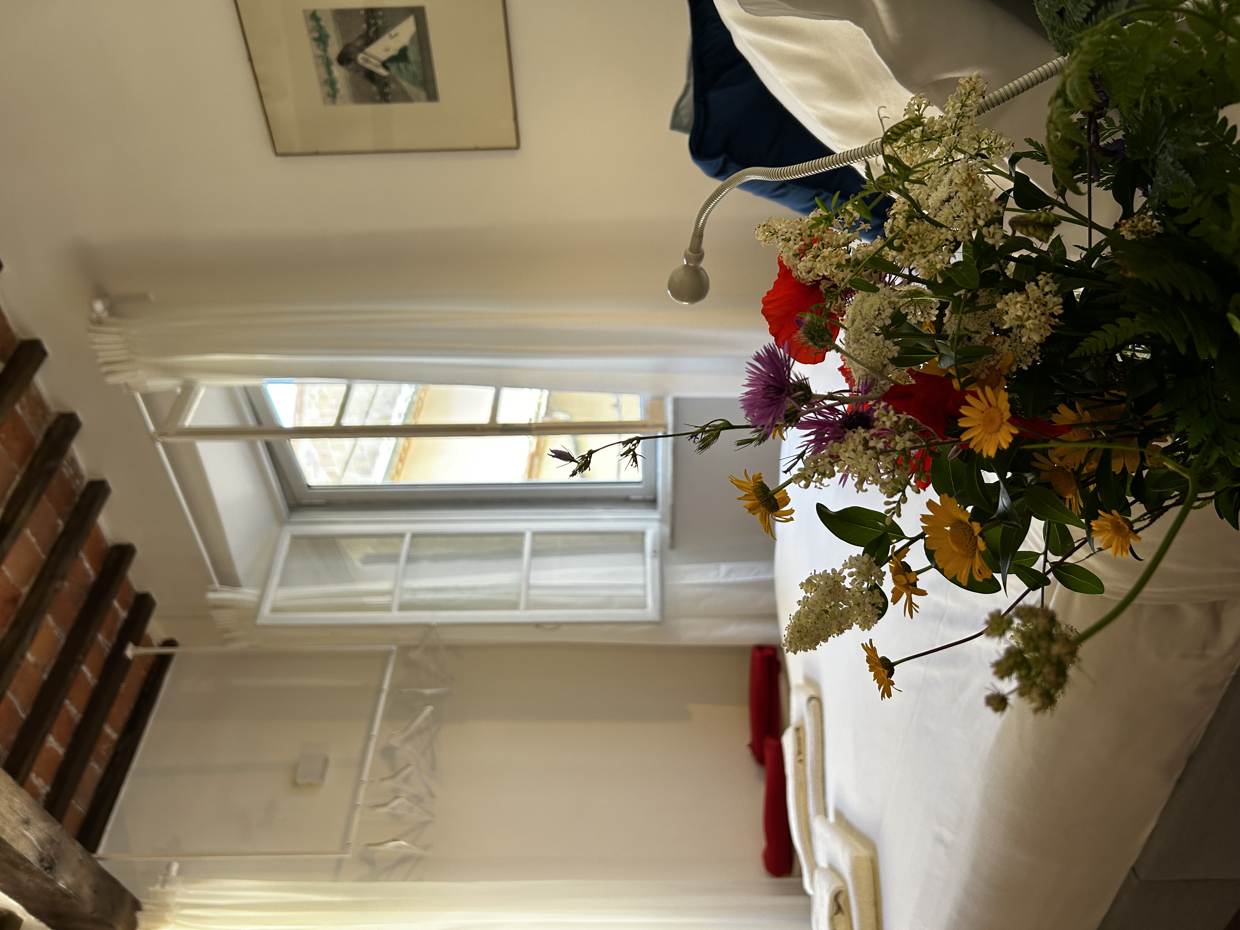 Bedroom windows and natural light.